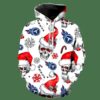 Tennessee Titans Christmas Skull 3D Hoodie, NFL Hoodie