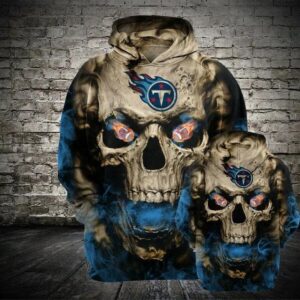 Tennessee Titans Football Loose Hooded Sports Casual 3D Hoodie, NFL Hoodie