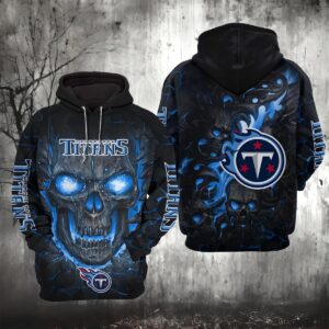 Tennessee Titans Lava Skull 3D Hoodie, NFL Hoodie