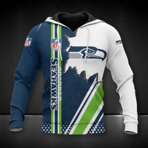 NFL Seattle Seahawks All Over Print Hoodie, NFL Hoodie
