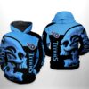 Tennessee Titans NFL Skull 3D Hoodie, NFL Hoodie