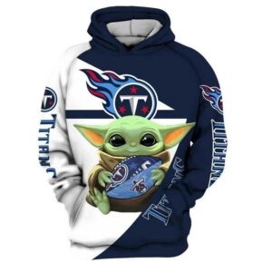 Tennessee Titans Yoda Star Wars 3D Hoodie, NFL Hoodie