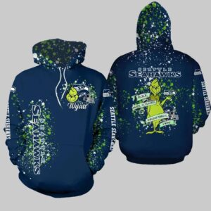 The funny Character  Seattle Seahawks 3D Hoodie, NFL Hoodie