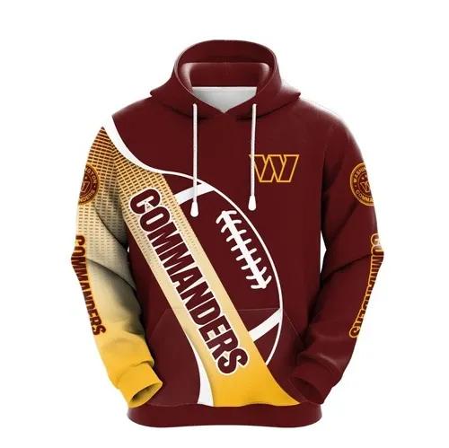 Washington Commanders 3D Hoodie 5, NFL Hoodie Washington Commanders 3D Hoodie 5, NFL Hoodie