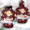 Washington Commanders Christmas 3D Hoodie, NFL Hoodie