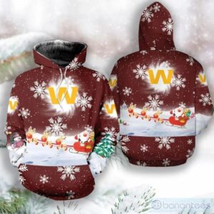 Washington Commanders Christmas 3D Hoodie, NFL Hoodie