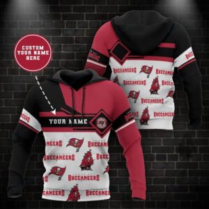 NFL Tampa Bay Buccaneers Personalized 3D Hoodie, NFL Hoodie