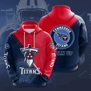 NFL Tennessee Team Titans 3D Hoodie 12, NFL Hoodie