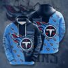 NFL Tennessee Team Titans 3D Hoodie 2, NFL Hoodie