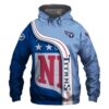 NFL Tennessee Team Titans 3D Hoodie 4, NFL Hoodie