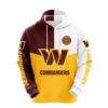 NFL Washington Commanders 3D Hoodie 16, NFL Hoodie