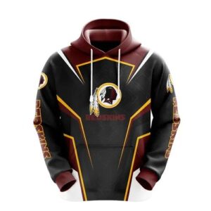 NFL Washington Commanders 3D Hoodie 18, NFL Hoodie