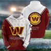 NFL Washington Commanders 3D Hoodie 4, NFL Hoodie