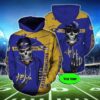 Personalized Baltimore Ravens Hiphop Skeleton – Hoodie 3D, NFL Hoodie
