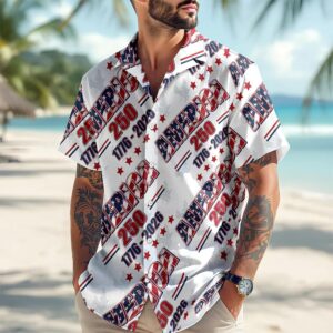 America 250 Years Hawaii Shirt, 250th Anniversary Gift America 250 Years Hawaii Shirt, 250th Anniversary Gift