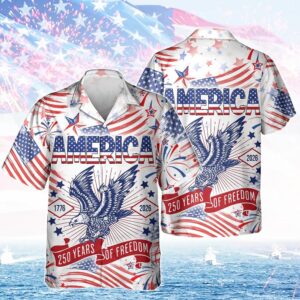 America 250 Years Of Freedom Hawaiian Shirt 3