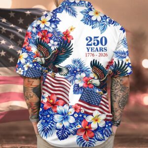 American 250Th Anniversary Hawaii Shirt, 250th Anniversary Gift