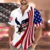 Custom Name American Pride Patriotic 250th Anniversary Eagle Hawaii Shirt, 250th Anniversary Gift