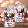 Custom Name Happy Independence’s Day USA Eagle Faith, Family & Freedom 3D Hawaii Shirt, 250th Anniversary Gift
