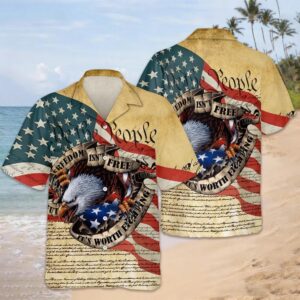 Freedom isn’t Free, It’s Worth Fighting For – America 250 Hawaii Shirt, 250th Anniversary Gift
