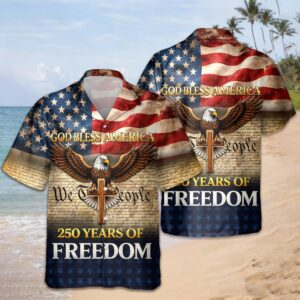 God Bless America – America 250 Years of Freedom Hawaii Shirt, 250th Anniversary Gift