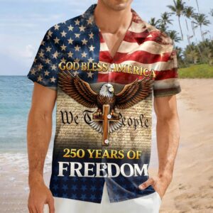 God Bless America America 250 Years of Freedom Hawaii Shirt1