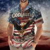 Patriotic 250th Anniversary God Bless America Eagle 1776–2026 Hawaii Shirt, 250th Anniversary Gift