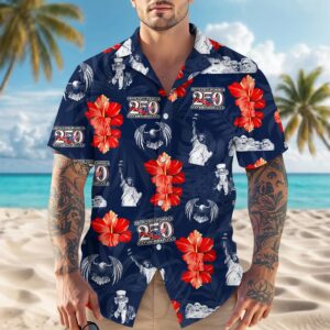 America 250 Anniversary 1776-2026 Hawaii Shirt, 250th Anniversary Gift