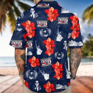 America 250 Anniversary 1776-2026 Hawaii Shirt, 250th Anniversary Gift