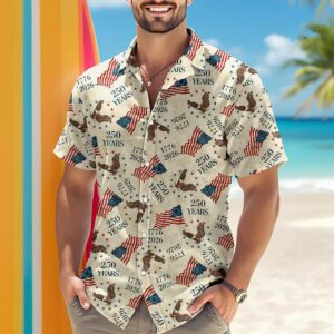 Personalized America 250th Birthday Hawaii Shirt, 250th Anniversary Gift