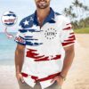 Personalized American 1776 Hawaii Shirt, 4th of July American, Independence Day Gift, 250th Anniversary Gift