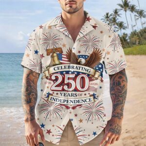 Celebrating 250 Years Of Independence Hawaii Shirt, 250th Anniversary Gift