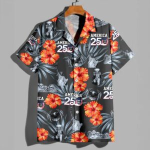 American 250th Anniversary Hawaiian Shirt, 250th Anniversary Gift