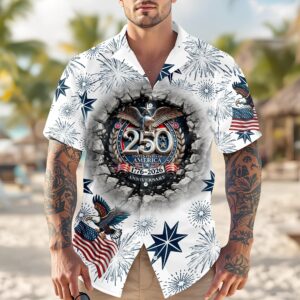USA 250 Anniversary Eagle Semiquincentennial Hawaii Shirt 1, 250th Anniversary Gift USA 250 Anniversary Eagle Semiquincentennial Hawaii Shirt 1, 250th Anniversary Gift