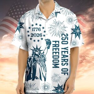 USA 250 Years of Independence 1776-2026 Hawaii Shirt 2, 250th Anniversary Gift