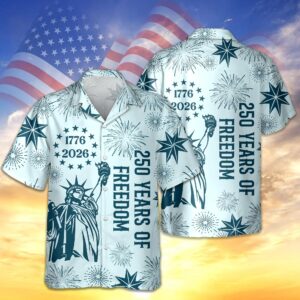 USA 250 Years of Independence 1776-2026 Hawaii Shirt, 250th Anniversary Gift
