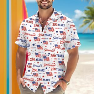 USA 250th Anniversary Semiquincentennial Hawaii Shirt, 250th Anniversary Gift USA 250th Anniversary Semiquincentennial Hawaii Shirt, 250th Anniversary Gift