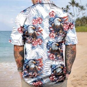 USA 250 Anniversary Eagle 1776-2026 Patriotic Hawaii Shirt 2, 250th Anniversary Gift