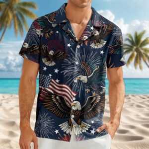 USA 250th Anniversary Eagle 1776-2026 Hawaii Shirt, 250th Anniversary Gift USA 250th Anniversary Eagle 1776-2026 Hawaii Shirt, 250th Anniversary Gift
