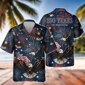 USA 250th Anniversary Eagle 1776 2026 Hawaii Shirt 3