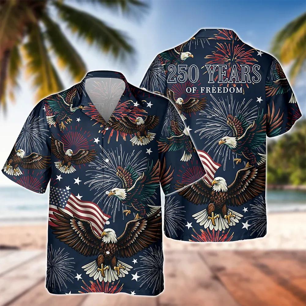 USA 250th Anniversary Eagle 1776-2026 Hawaii Shirt, 250th Anniversary Gift USA 250th Anniversary Eagle 1776-2026 Hawaii Shirt, 250th Anniversary Gift